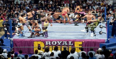 Royal Rumble, Shawn Michaels, Greg Valentine, Tatanka, Bam Bam Bigelow, Bret Hart, Lex Luger