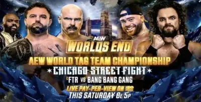 AEW, Worlds End, FTR, Bang Bang Gang, Stokely Hathaway, Austin Gunn, Juice Robinson