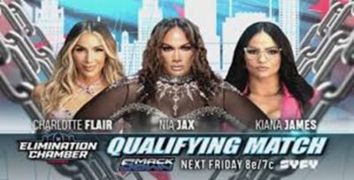 WWE, Smackdown, Elimination Chamber Qualifying Match, Charlotte, Nia Jax, Kiana James