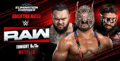 WWE Raw, Monday Night Raw, Jey Uso, Bronson Reed, Original El Grande Americano, Elimination Chamber Qualifying Match
