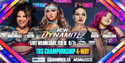 AEW, Dynamite, TBS Title, Willow Nightingale, Megan Bayne, Marina Shafir, Mina Shirakawa