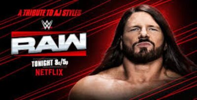 WWE Raw, Monday Night Raw, AJ Styles, Undertaker